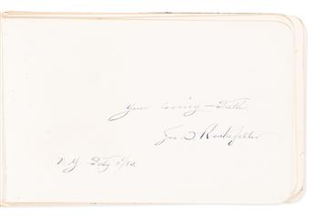 (FAMILY PAPERS.) Family photographs and correspondence of Bessie Rockefeller Strong, daughter of John D. Rockefeller.